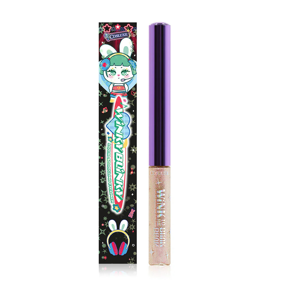 Cosluxe Winky Blinky Liquid Sparkling Eyeliner 3g #07 Rosy