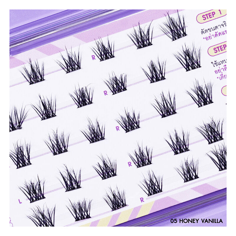 Cosluxe Winky Eyes Bubble Gum Eyelashes 30pcs #05 Honey Vanilla