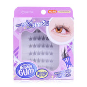 Cosluxe Winky Eyes Bubble Gum Eyelashes 36pcs #02 Coconut Kiss