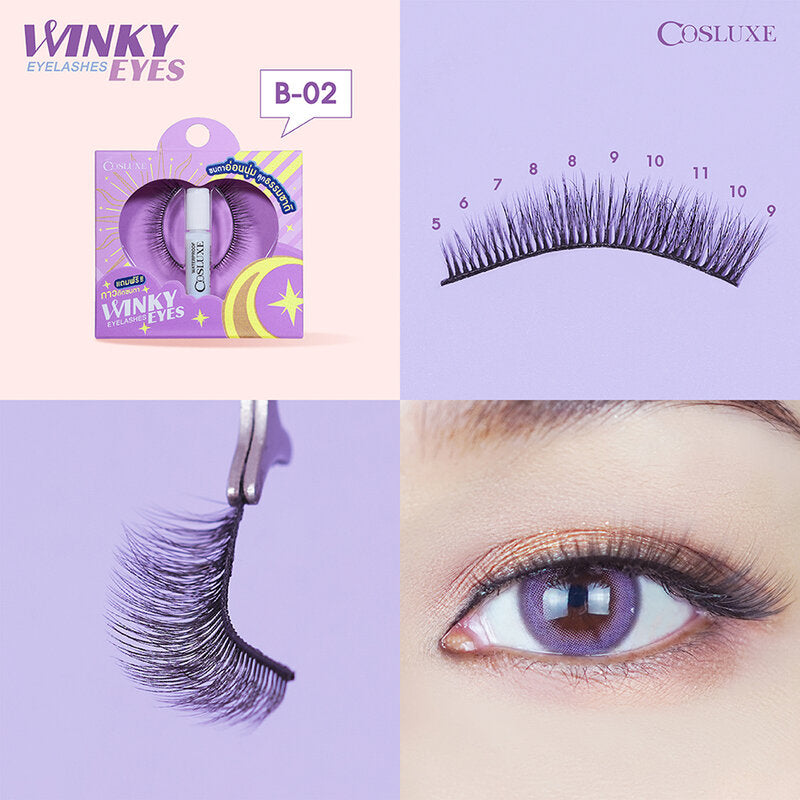 Cosluxe Winky Eyes Eyelashes #No.B-02