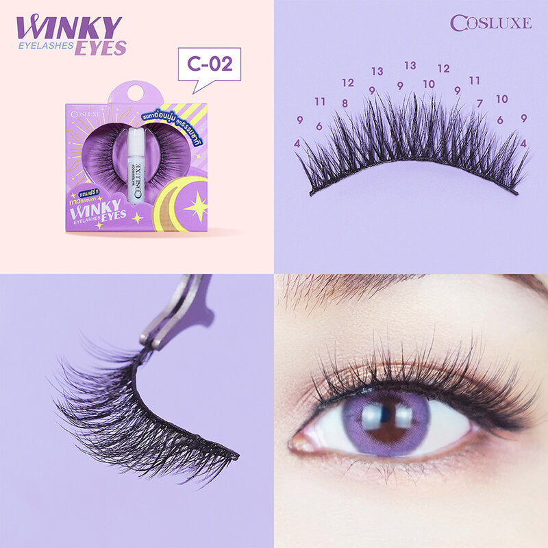 Cosluxe Winky Eyes Eyelashes #No.C-02