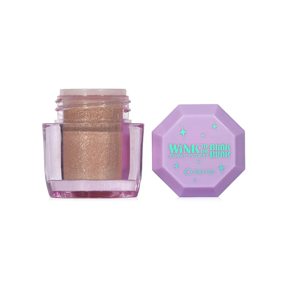 Cosluxe Bunny Pocket Sparkle Glitter Dust 1.4g - #05 Rosy Gold Glitter powder