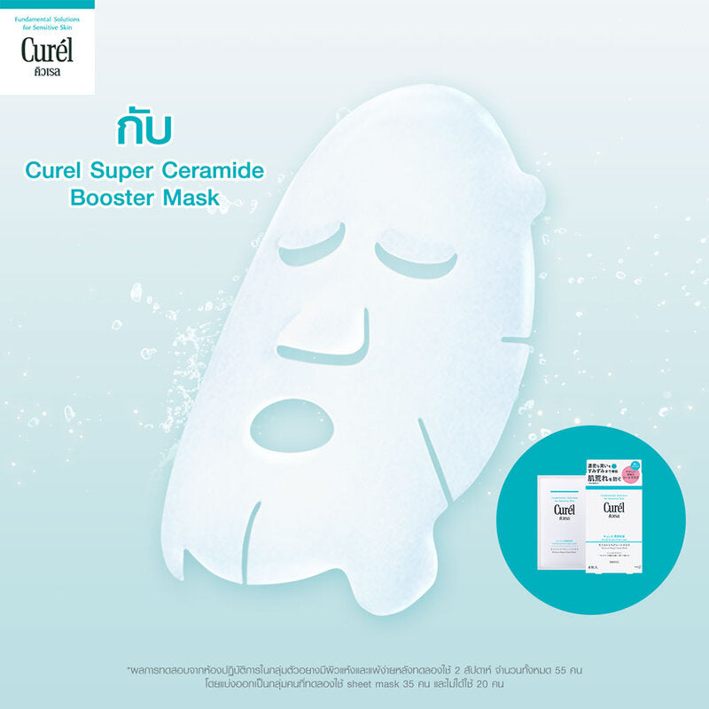Curel Intensive Moisture Care Facial Sheet Mask 27ml x 4pcs