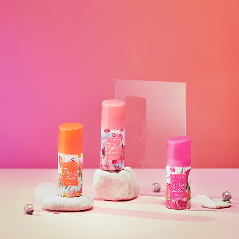 Cute Press Deodorant - Juliet Rose Scent 60ml - Beauty Buddy