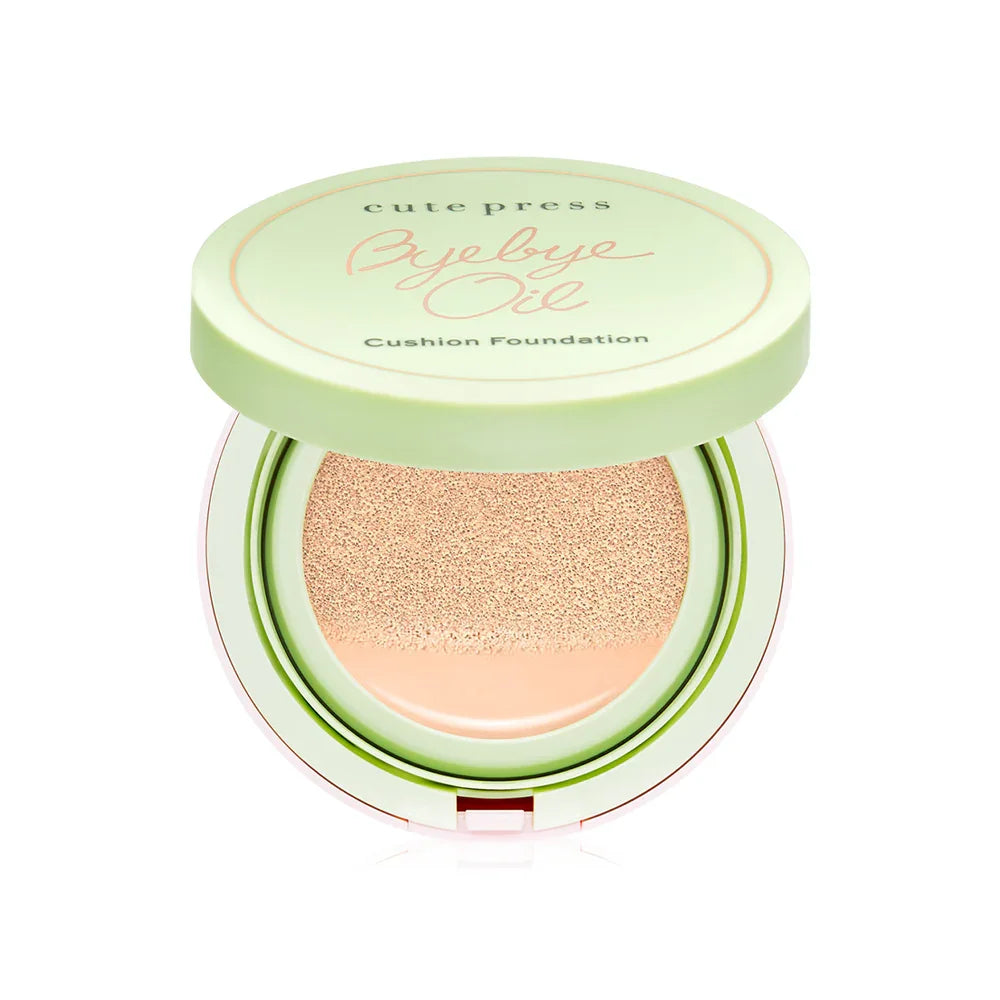 Cute Press Cushion Foundation - SPF50+ Oil Control, Cool Cotton - Beauty Buddy