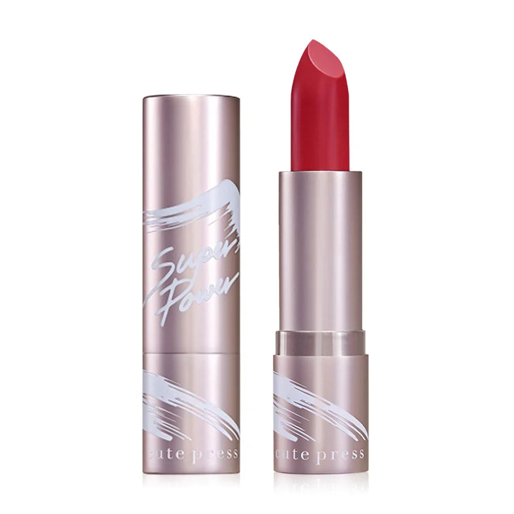 Cute Press Semi-Matte Lipstick - Long-Lasting Color #12 - Beauty Buddy