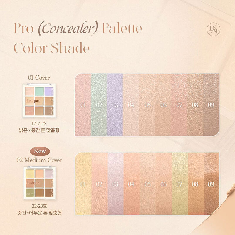 Dasique Pro Concealer Palette 9g #01
