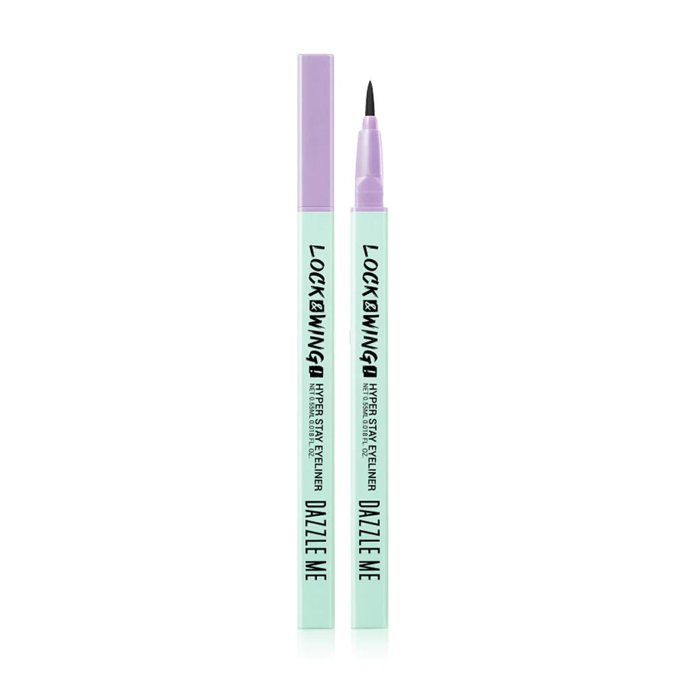 Dazzle Me Lock & Wing Hyper Stay Eyeliner 0.55ml Dark Black