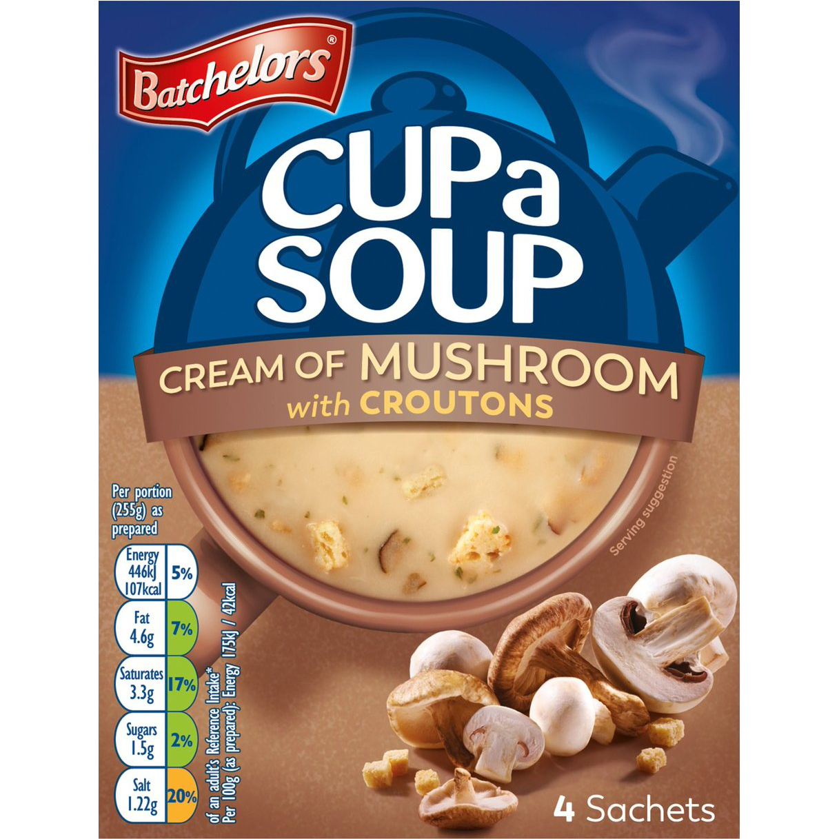 Batchelors Cup A Soup Cream Of Mushroom