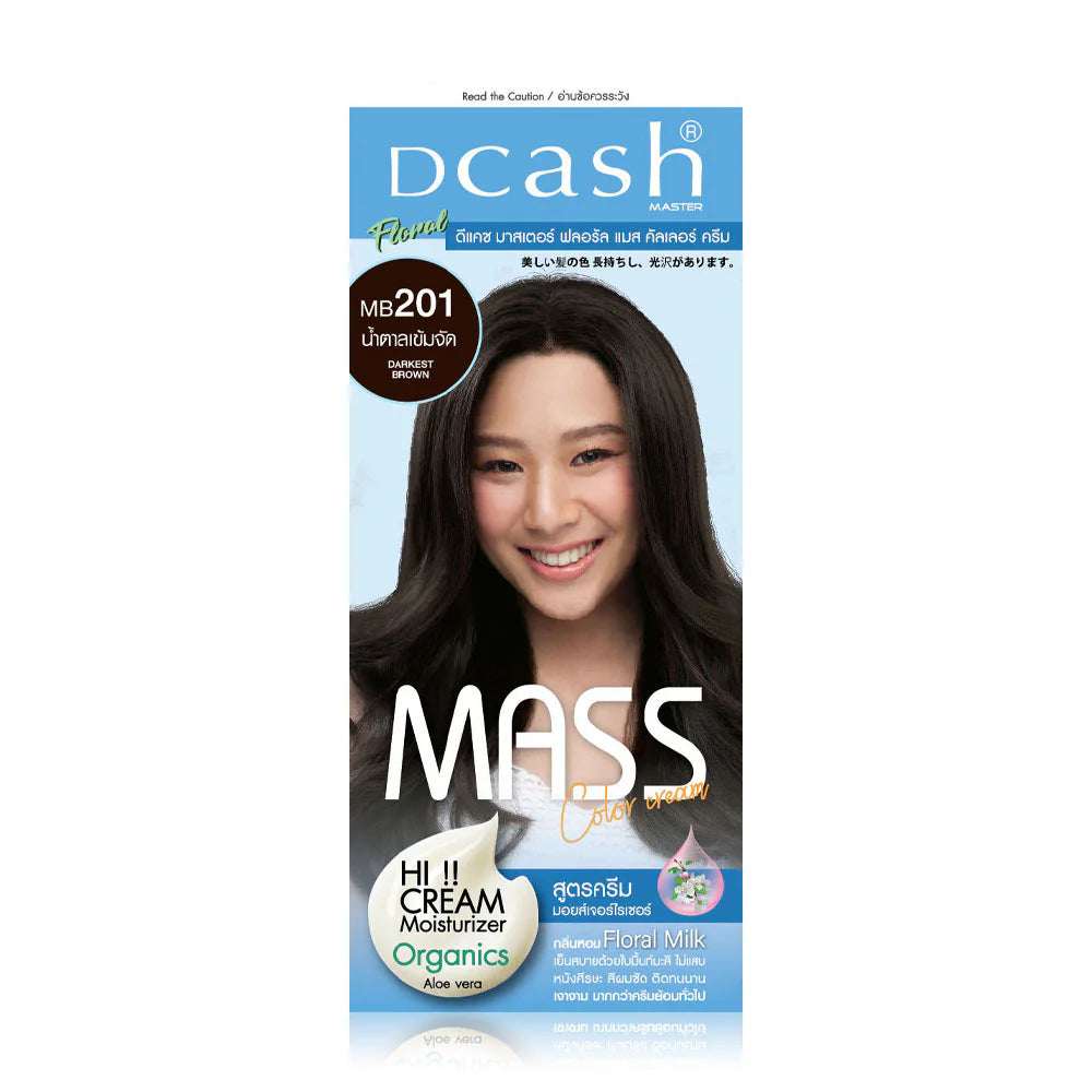 Dcash Master Mass Floral Color Cream - #MB201 Darkest Brown