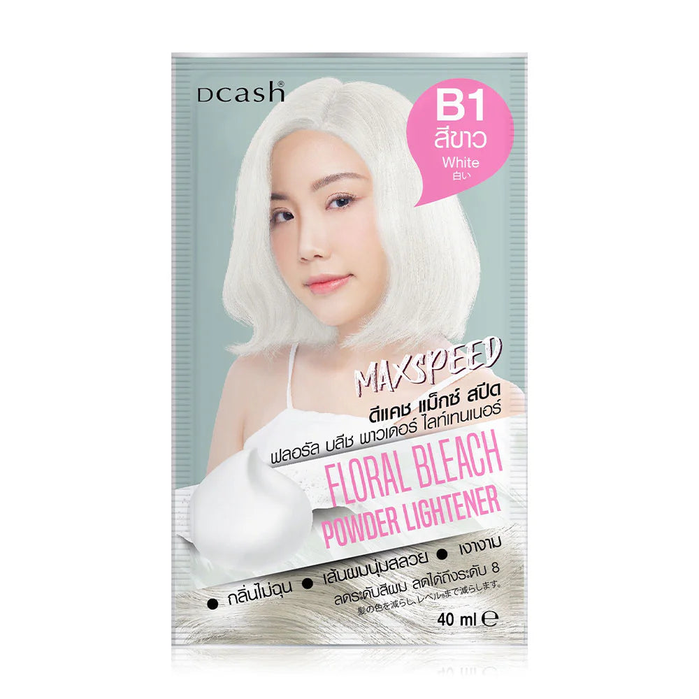 Dcash Max Speed Floral Bleach Powder Lightener 55g #B1 White