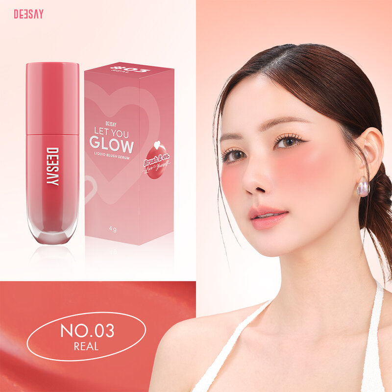 Deesay Let You Glow Liquid Blush Serum 4g #03 Real #Pop Cheek Blush