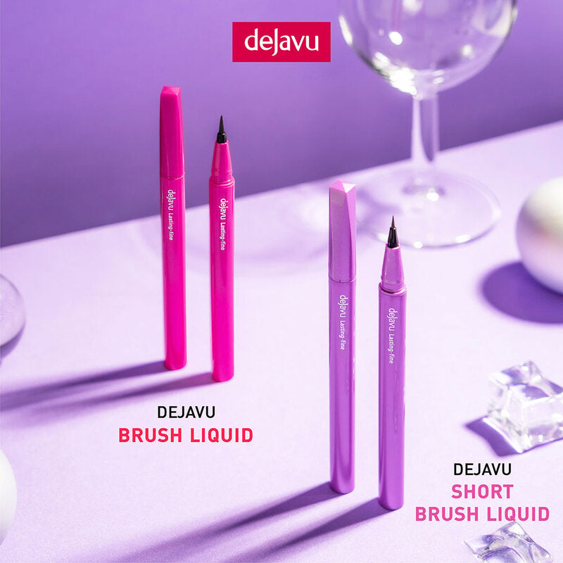 Dejavu Lasting-Fine E Brush Liquid 0.55ml #1 Deep Black