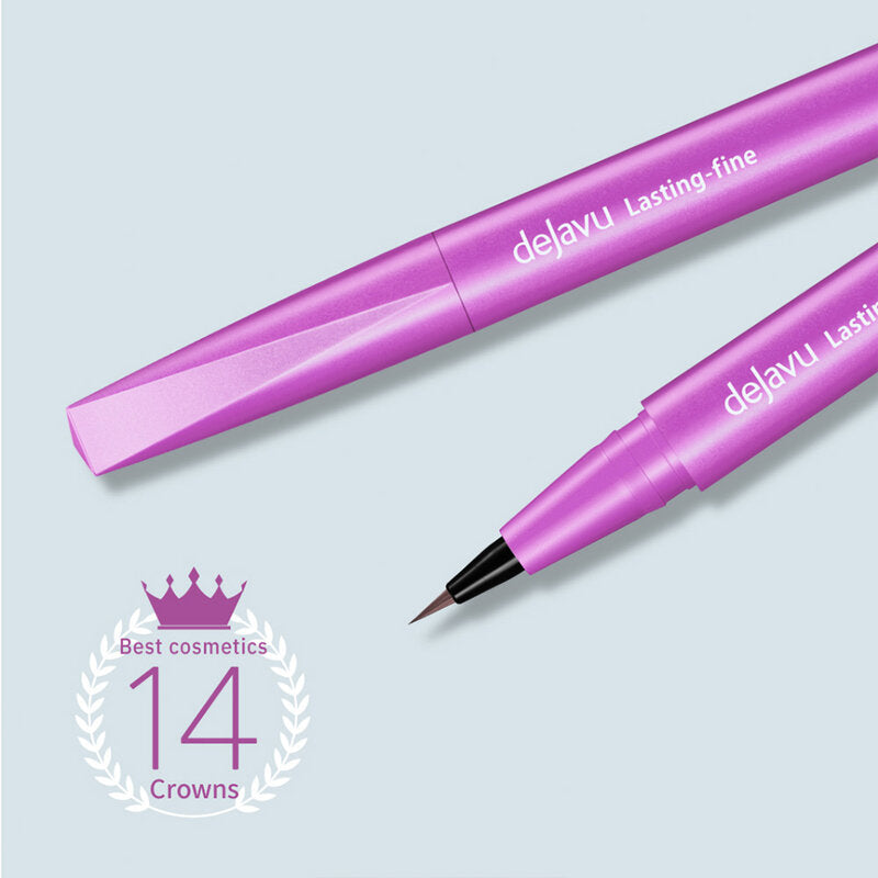 Dejavu Lasting-Fine E Short Brush Liquid 0.52ml #1 Deep Black