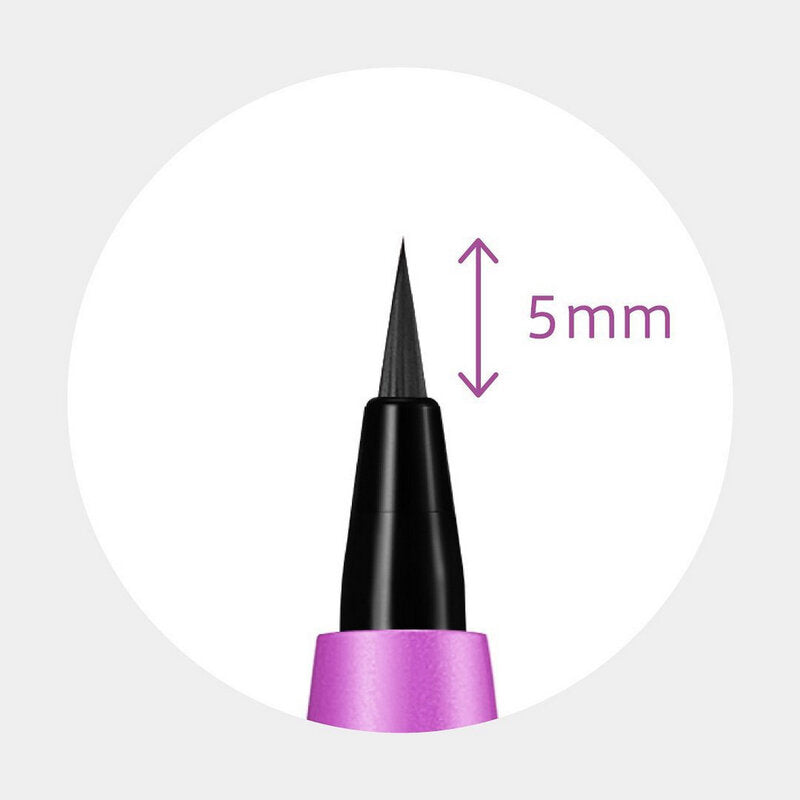 Dejavu Lasting-Fine E Short Brush Liquid 0.52ml #1 Deep Black