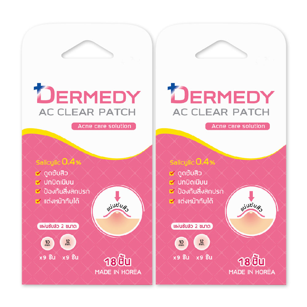 DERMEDY Ac Clear Patch Acne Patch 18 Dots x 2pcs