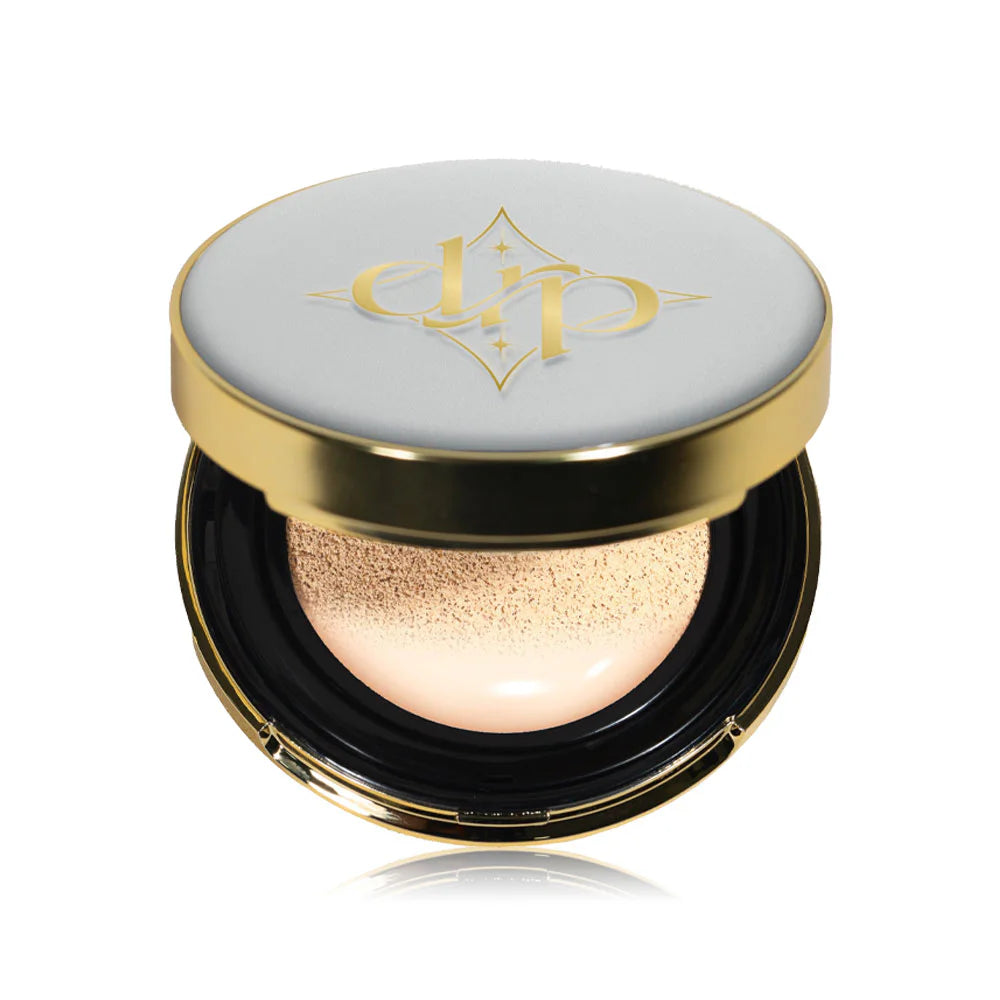 Derra Glowy And Glassy Skin Cushion SPF25 PA+++ 10g #00 Ivory