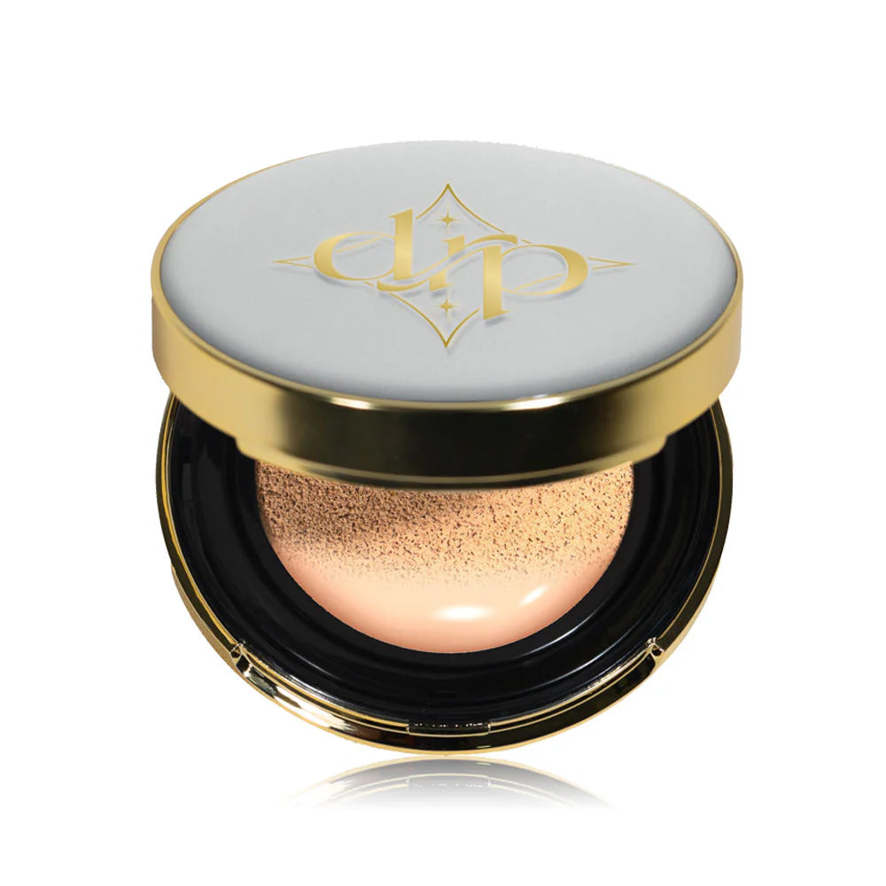 Derra Glowy And Glassy Skin Cushion SPF25 PA+++ 10g #01 Light Natural