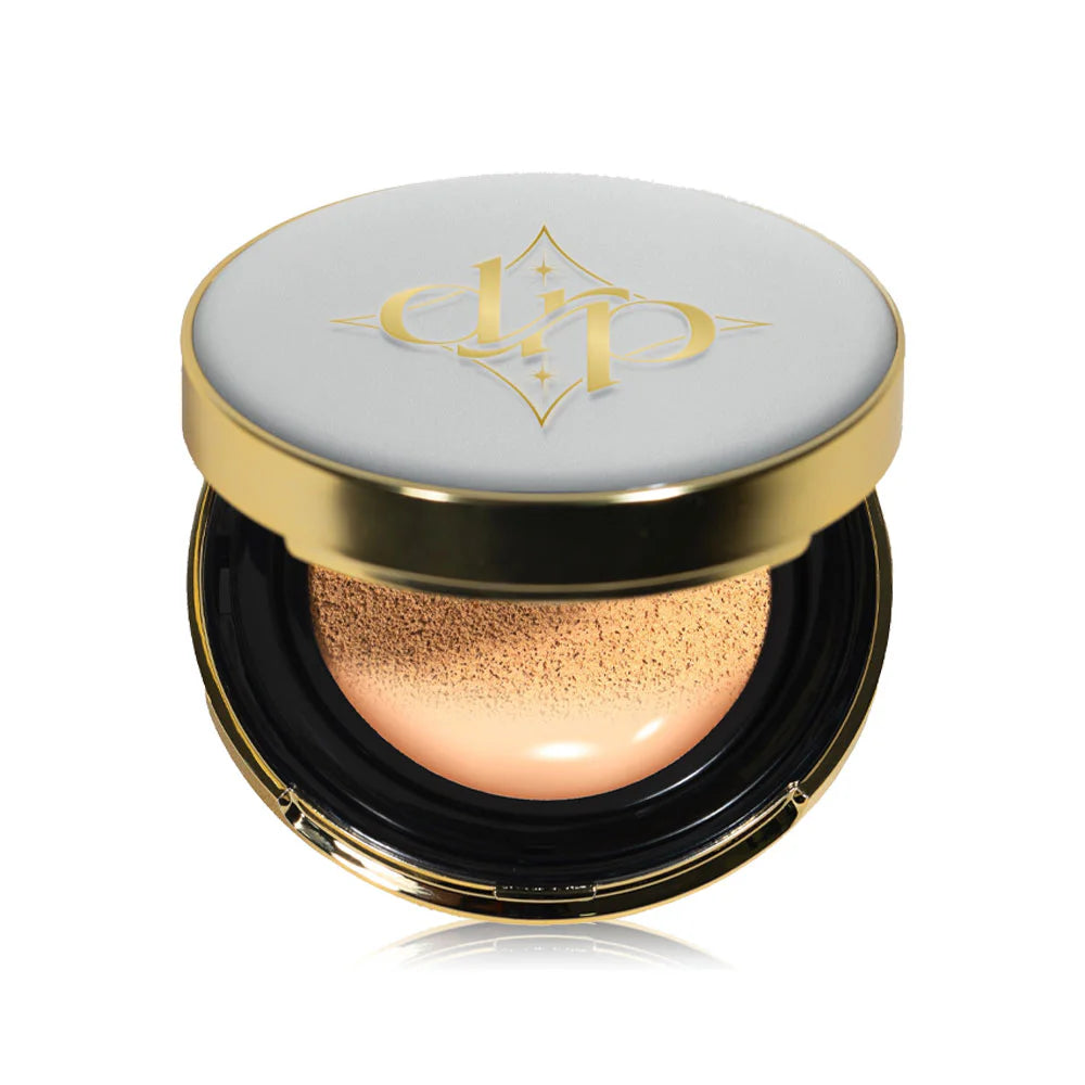 Derra Glowy And Glassy Skin Cushion SPF25 PA+++ 10g #02 Medium Natural