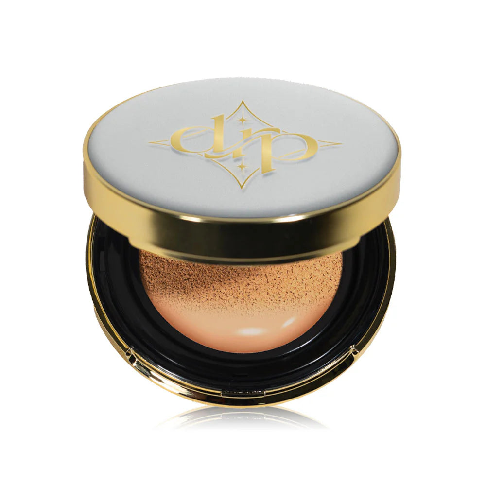 Derra Glowy And Glassy Skin Cushion SPF25 PA+++ 10g #03 Sand