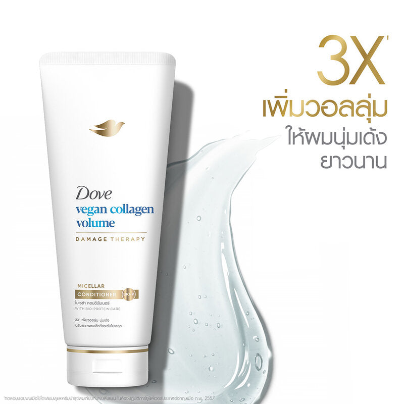 Dove Vegan Collagen Volume Micellar Conditioner 350ml