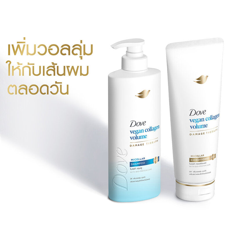 Dove Vegan Collagen Volume Micellar Conditioner 350ml