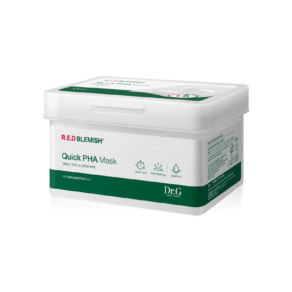 Dr.G RED Blemish Quick PHA Mask 30 Sheets
