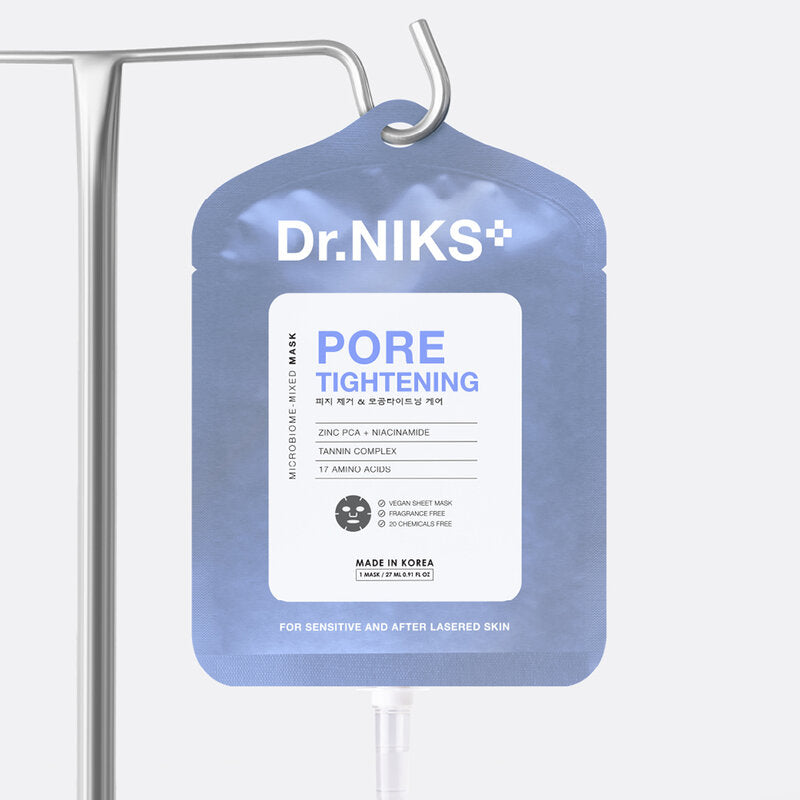 Dr.NIKS Pore Tightening Microbiome-Mixed Mask [27ml x 3pcs]