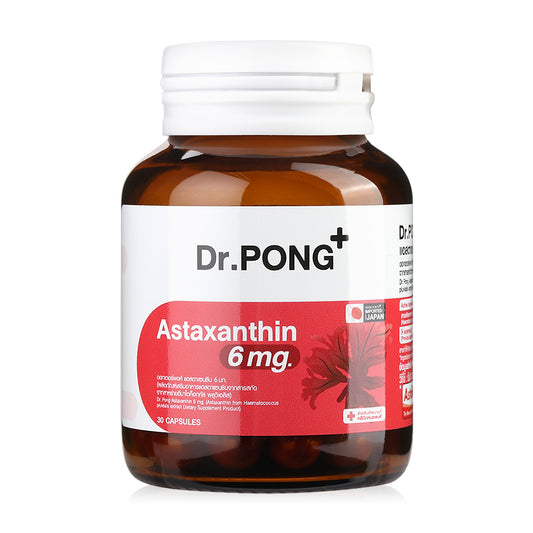 Dr.PONG Dietary Supplement - Astaxanthin 6mg, 30 Capsules - Beauty Buddy