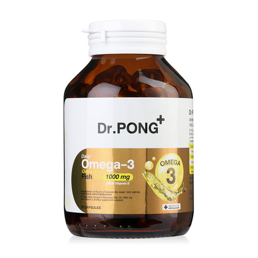 Dr.PONG Dietary Supplement - Omega-3 Fish Oil 1000mg with Vitamin E - Beauty Buddy