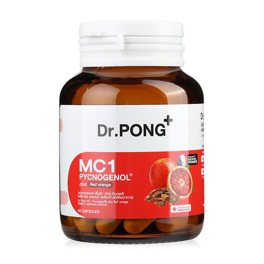 Dr.PONG Dietary Supplement - Pycnogenol & Red Orange Extract 30 Capsules - Beauty Buddy