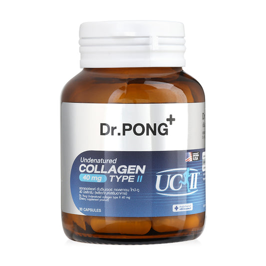 Dr.PONG Dietary Supplement - Undenatured Collagen Type II 40mg 30 Capsules - Beauty Buddy