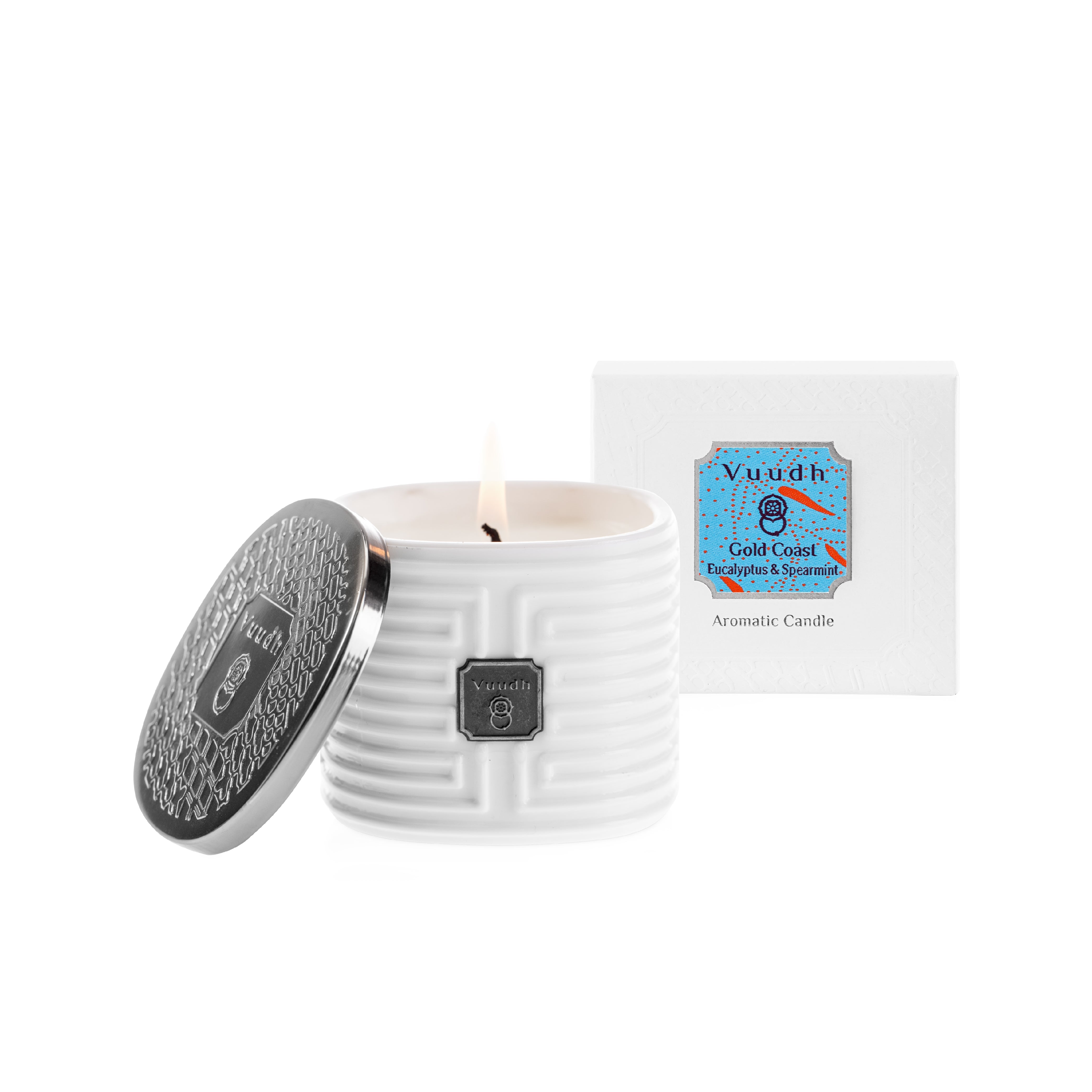 Harnn Vuudh Scented Candle - Gold Coast (Eucalyptus & Spearmint) 190 g.
