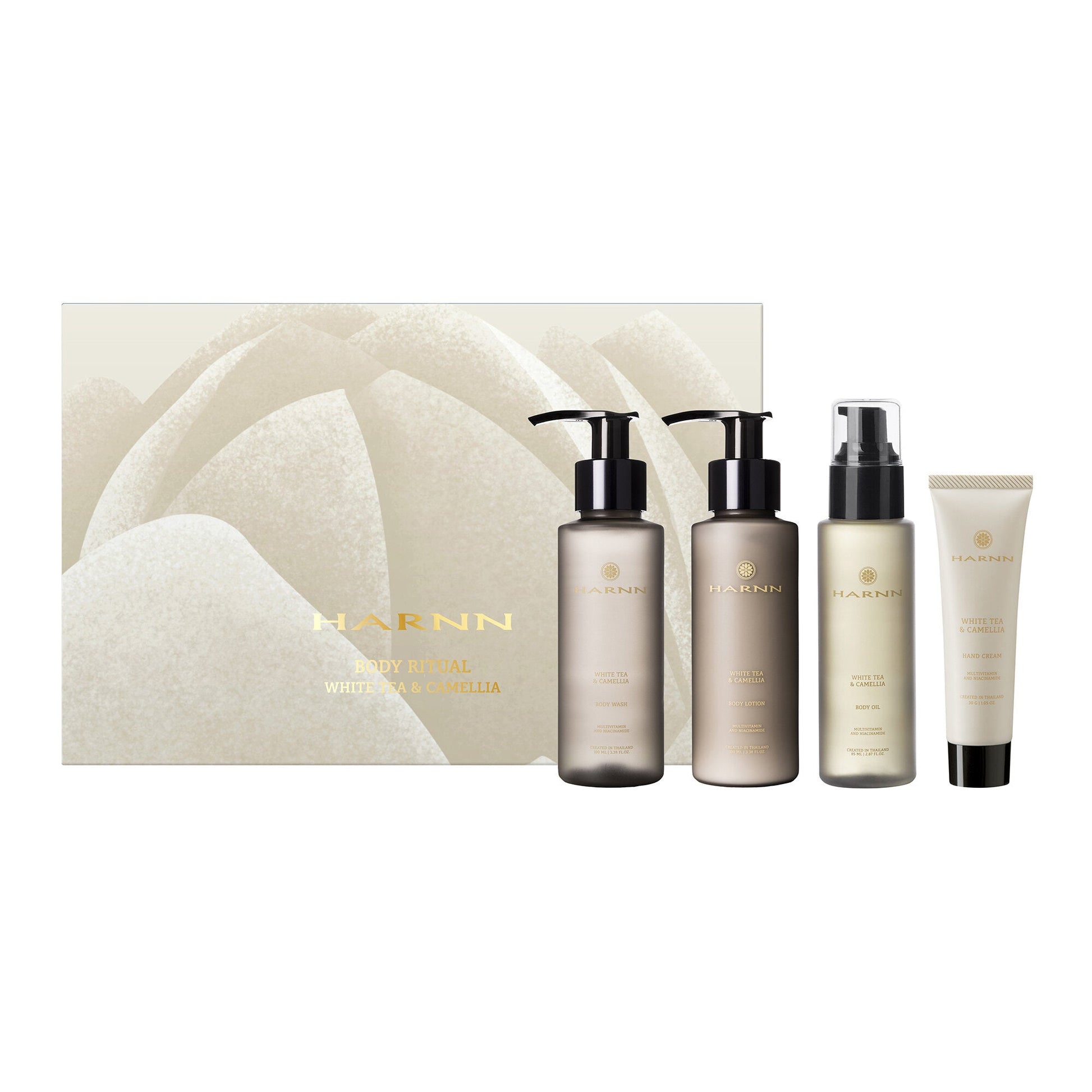 Harnn Body Ritual Gift Set - White Tea & Camellia