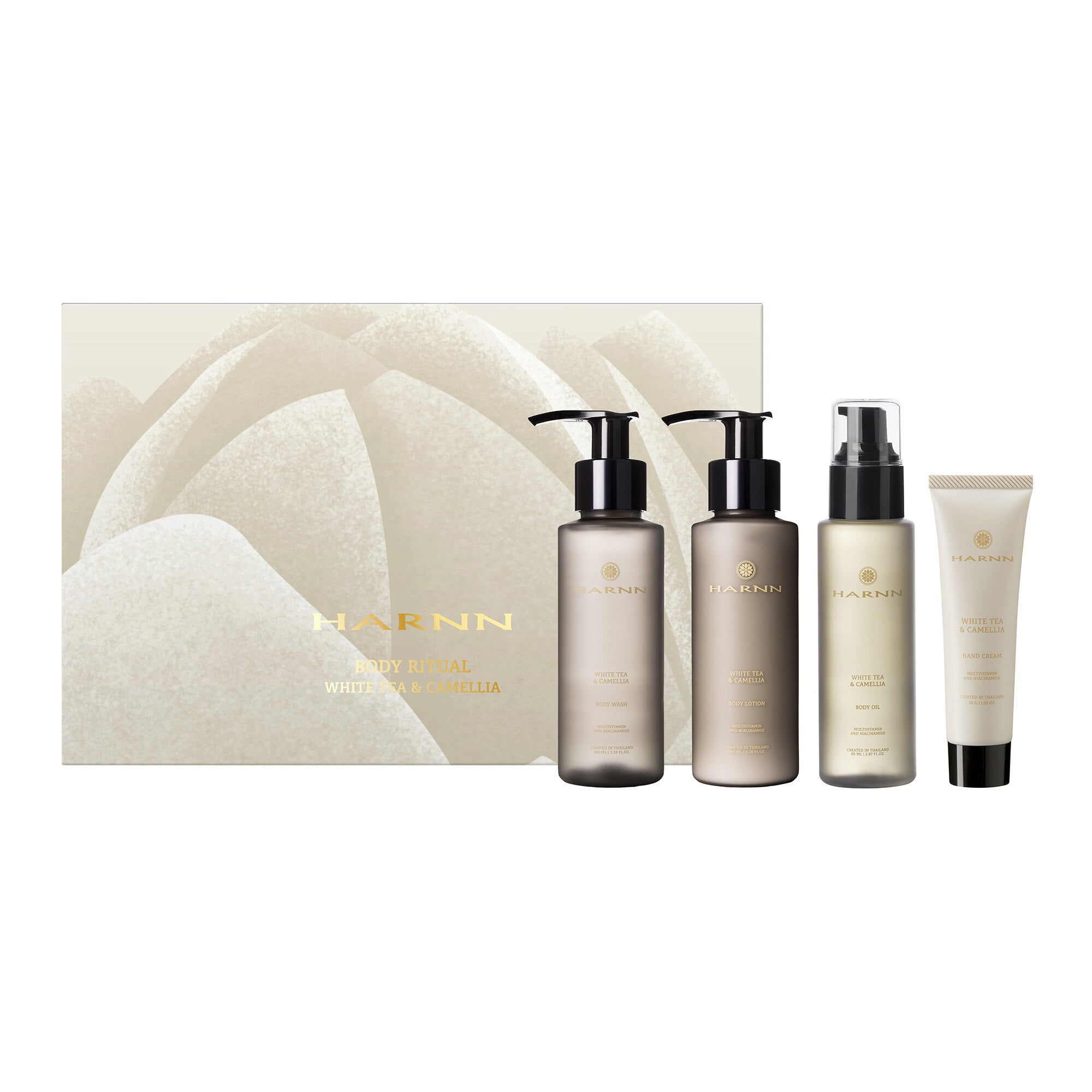 Harnn Body Ritual Gift Set - White Tea & Camellia