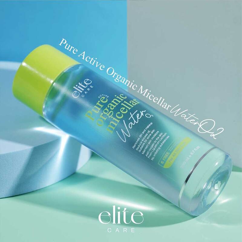 Elite Care Pure Active Organic Micellar Cleansing Water 200ml