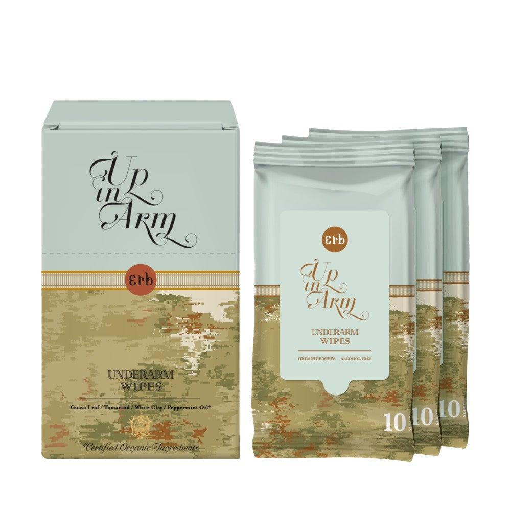 Erb Up in Arms Underarm Wipes (30 Sheets)