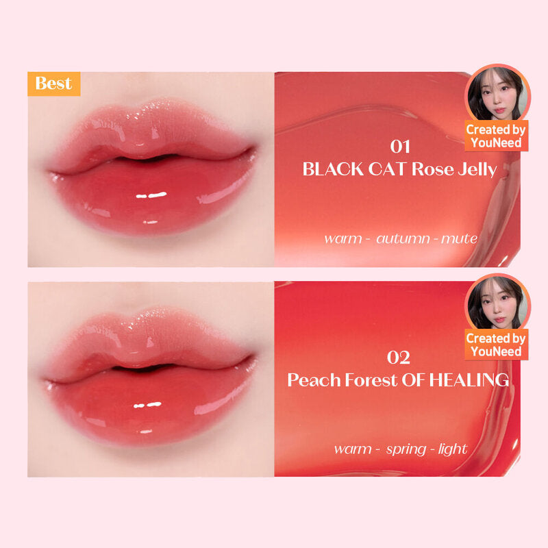 Etude Over Glowy Tint 3g #01 Black Cat Rose Jelly