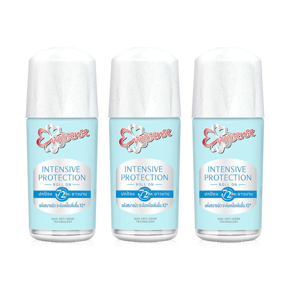 Eversense Intensive Protection Roll On Deodorant 40ml x 3pcs