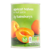Sainsbury's Apricot Halves in Fruit Juice