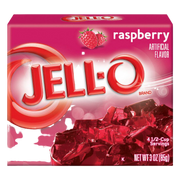 Jell-O Gelatin Dessert Mix Raspberry Flavored