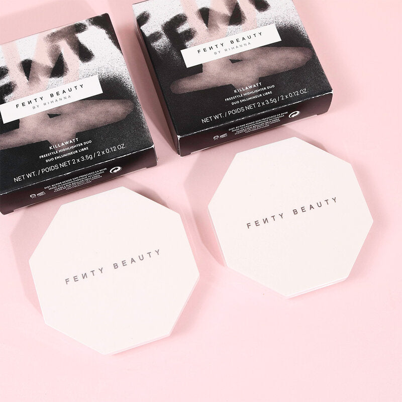 Fenty Beauty Killawatt Freestyle Highlighter Duo 3.5gx2 #Lightning Dust+Fire Crystal