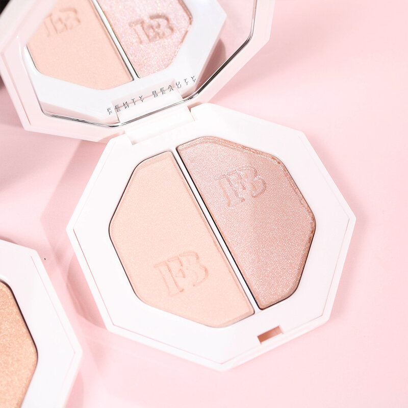 Fenty Beauty Killawatt Freestyle Highlighter Duo 3.5gx2 #Lightning Dust+Fire Crystal