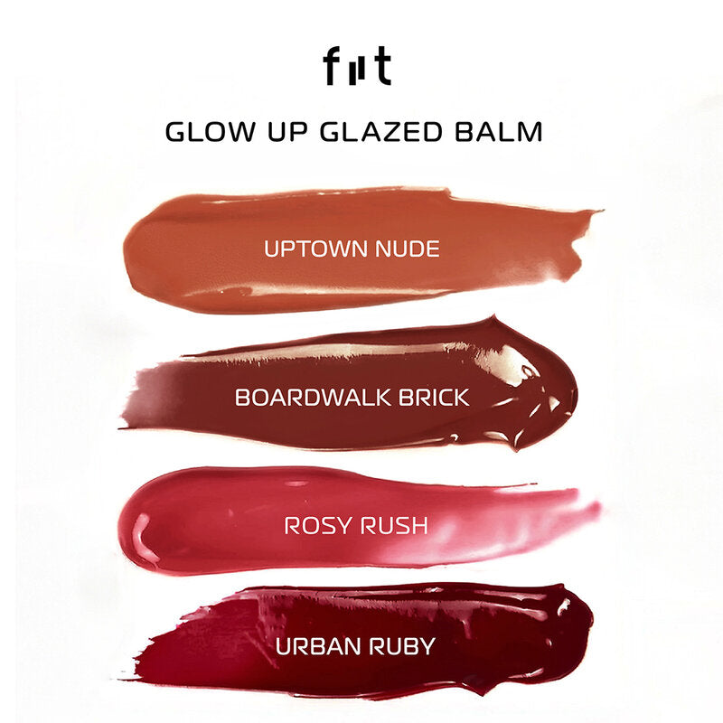FIIT Cosmetics & Lifestyle Glow Up Glazed Balm 3g #Boardwalk Brick