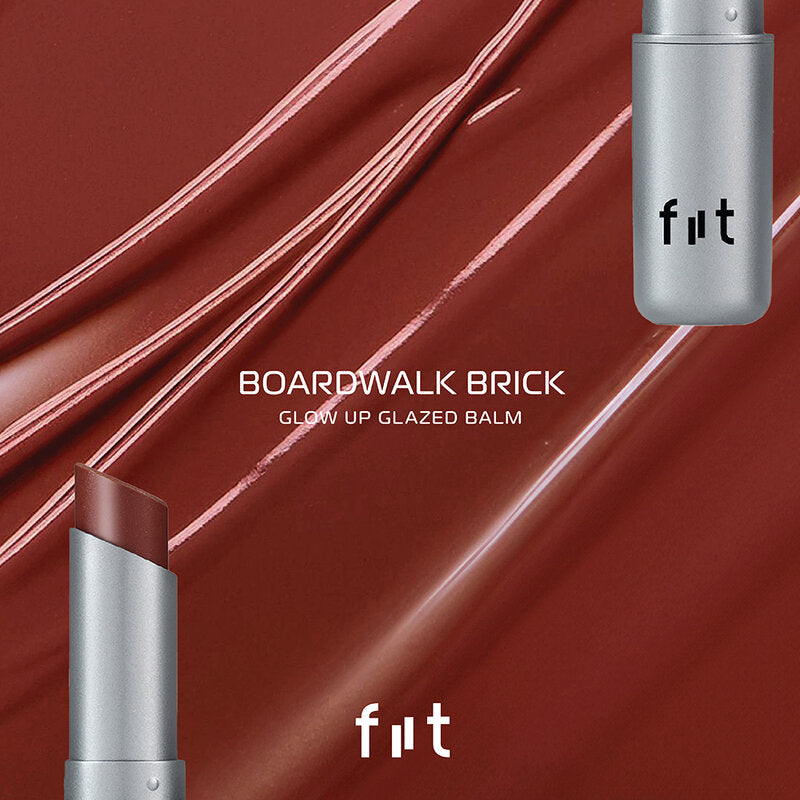 FIIT Cosmetics & Lifestyle Glow Up Glazed Balm 3g #Boardwalk Brick
