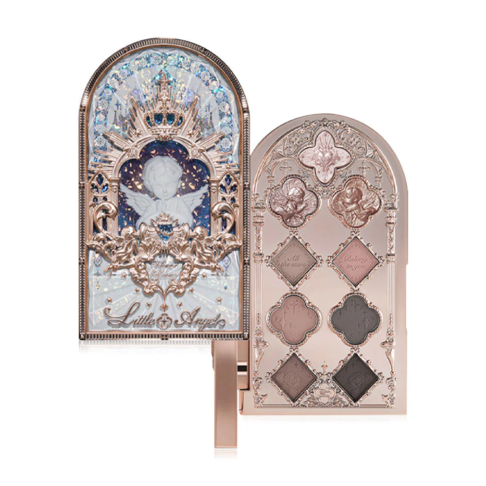 Flower Knows Little Angel Collection 9-Color Eyeshadow Palette 10.5g #01 Eden's Angel