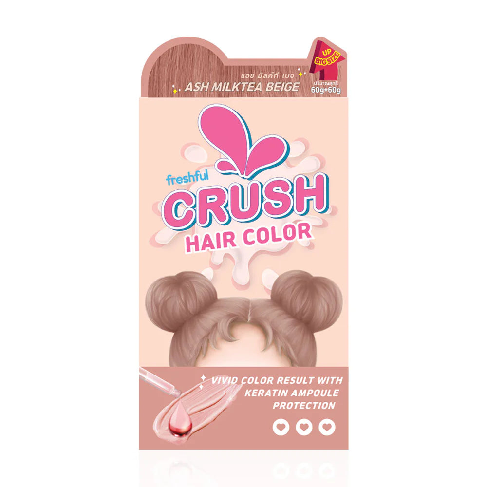 Freshful Crush Hair Color Ash 120g - Milktea