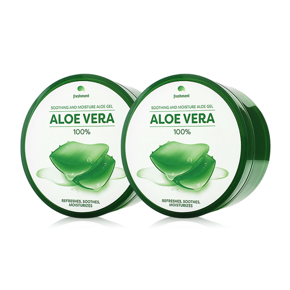 Freshment Soothing And Moisture Aloe Gel 300ml x 2pcs