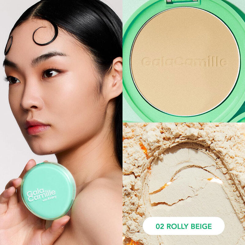 Gala Camille Rolly Pop Soft Matte Foundation Powder 10g #02 Rolly Beige