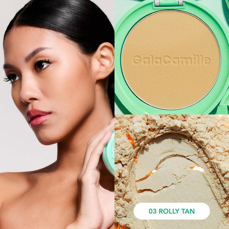 Gala Camille Rolly Pop Soft Matte Foundation Powder 10g #03 Rolly Tan